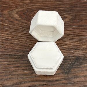 Ivory Felt Ring Box | Ring Box | Wedding | Engagement Ring
